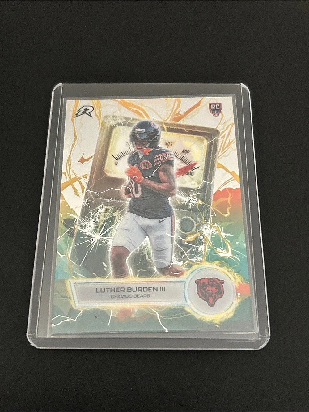 2025 Topps Resurgence RC Luther Burden III Voltaic Insert Chicago Bears VT-11